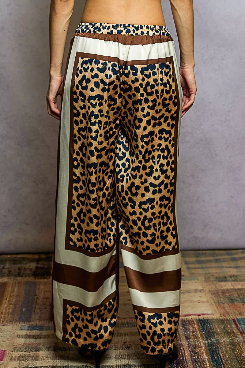 POL Leopard Printed Woven Wide Leg Drawstring Pants-Pants-Trendsi-[option4]-[option5]-[option6]-[option7]-[option8]-Shop-Boutique-Clothing-for-Women-Online