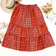 Printed Drawstring Midi Skirt-Skirts-Trendsi-[option4]-[option5]-[option6]-[option7]-[option8]-Shop-Boutique-Clothing-for-Women-Online