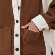 Colorblock Fleece Patchwork Button Down Shacket-JUNIPER BLVD-[option4]-[option5]-[option6]-[option7]-[option8]-Shop-Boutique-Clothing-for-Women-Online