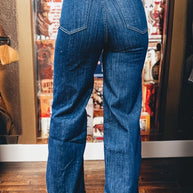 Denim Stitch High-Waist Cuff Jeans-JUNIPER BLVD-[option4]-[option5]-[option6]-[option7]-[option8]-Shop-Boutique-Clothing-for-Women-Online