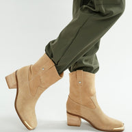 Emberly Suede Square Toe Ankle Boots-Rag Company-[option4]-[option5]-[option6]-[option7]-[option8]-Shop-Boutique-Clothing-for-Women-Online