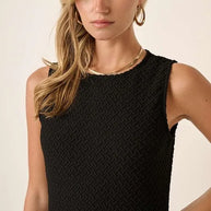 Mittoshop Side Slit Round Neck Sleeveless Dress-Dresses-Trendsi-[option4]-[option5]-[option6]-[option7]-[option8]-Shop-Boutique-Clothing-for-Women-Online