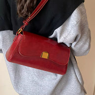 Golden Clasp Shoulder Bag-hand bag-Trendsi-[option4]-[option5]-[option6]-[option7]-[option8]-Shop-Boutique-Clothing-for-Women-Online