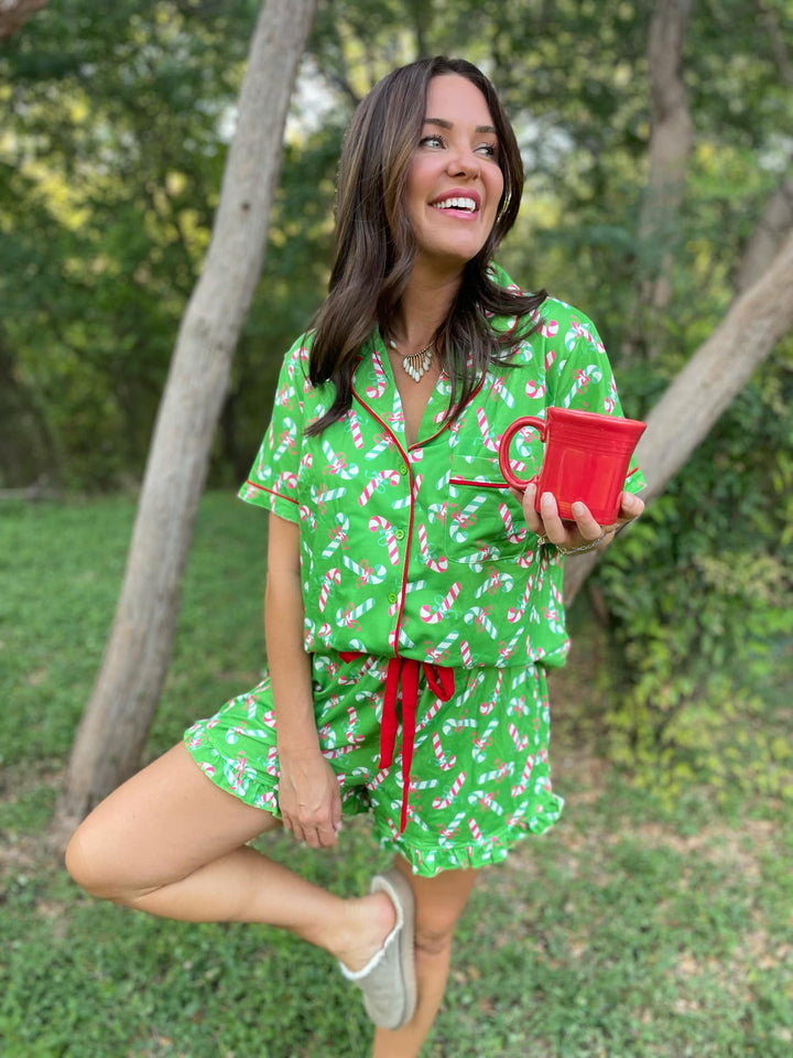 Christmas Candy Pajama Set in Three Colors-Womens-Ave Shops-[option4]-[option5]-[option6]-[option7]-[option8]-Shop-Boutique-Clothing-for-Women-Online