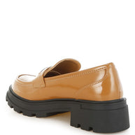 Gleam Stride Faux Leather Chunky Loafers-Rag Company-[option4]-[option5]-[option6]-[option7]-[option8]-Shop-Boutique-Clothing-for-Women-Online