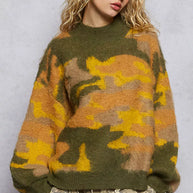 POL Mock Neck Abstract Colorblock Pattern Sweater-Sweaters-Trendsi-[option4]-[option5]-[option6]-[option7]-[option8]-Shop-Boutique-Clothing-for-Women-Online