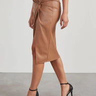 Twist Detail High Waist Skirt-Skirts-Trendsi-[option4]-[option5]-[option6]-[option7]-[option8]-Shop-Boutique-Clothing-for-Women-Online