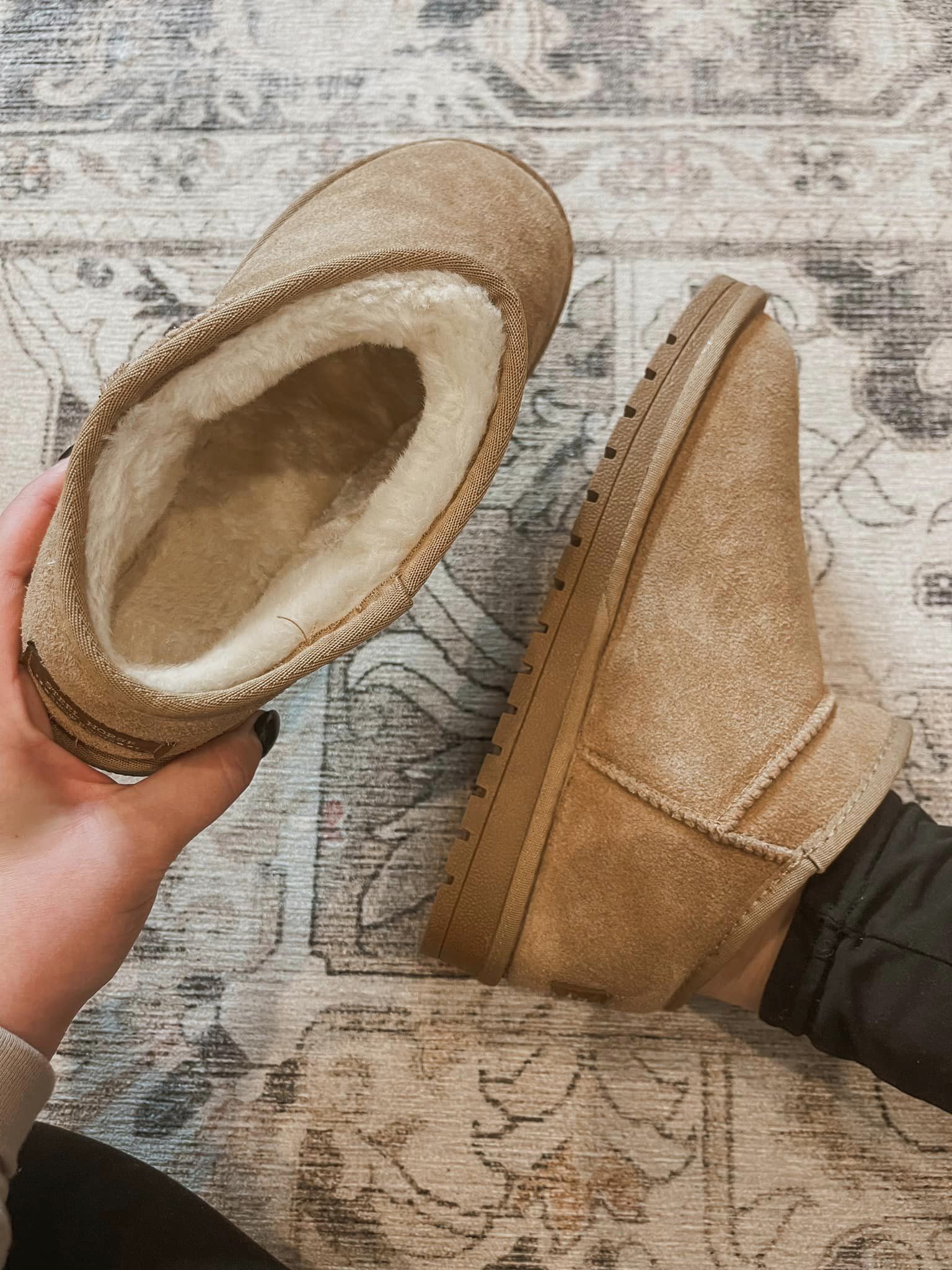 PREORDER: Faux Fur Lined Shortie Boots-Womens Shoe-Forever3A.M-[option4]-[option5]-[option6]-[option7]-[option8]-Shop-Boutique-Clothing-for-Women-Online