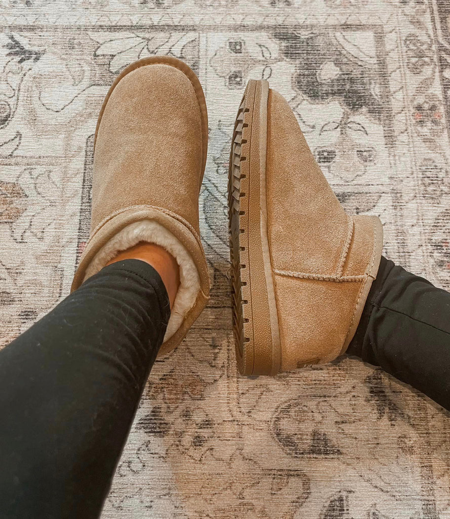 PREORDER: Faux Fur Lined Shortie Boots-Womens Shoe-Forever3A.M-[option4]-[option5]-[option6]-[option7]-[option8]-Shop-Boutique-Clothing-for-Women-Online