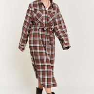 PLAID PRINT COLLAR LONG SHIRT DRESS PLUS SIZE-Jade By Jane-[option4]-[option5]-[option6]-[option7]-[option8]-Shop-Boutique-Clothing-for-Women-Online