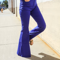 Zenana All You Need Sapphire High Waist Flare Leg Denim Jeans-Zenana-[option4]-[option5]-[option6]-[option7]-[option8]-Shop-Boutique-Clothing-for-Women-Online
