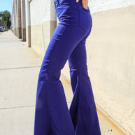 Zenana All You Need Sapphire High Waist Flare Leg Denim Jeans-Zenana-[option4]-[option5]-[option6]-[option7]-[option8]-Shop-Boutique-Clothing-for-Women-Online