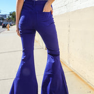 Zenana All You Need Sapphire High Waist Flare Leg Denim Jeans-Zenana-[option4]-[option5]-[option6]-[option7]-[option8]-Shop-Boutique-Clothing-for-Women-Online