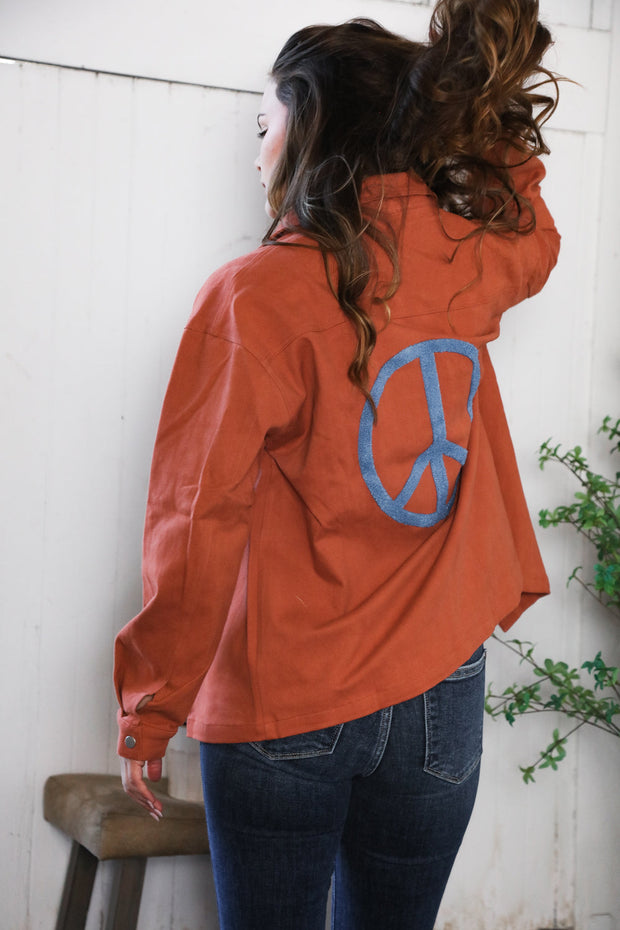Peaceful Threads Burnt Orange Jacket-And The Why-[option4]-[option5]-[option6]-[option7]-[option8]-Shop-Boutique-Clothing-for-Women-Online
