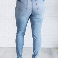 Judy Blue Justine High Rise Control Top Contrast Wash Skinny Jeans-Womens-Ave Shops-[option4]-[option5]-[option6]-[option7]-[option8]-Shop-Boutique-Clothing-for-Women-Online