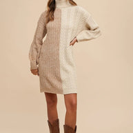Annie Wear Color Block Turtleneck Sweater Dress-Dresses-Trendsi-[option4]-[option5]-[option6]-[option7]-[option8]-Shop-Boutique-Clothing-for-Women-Online