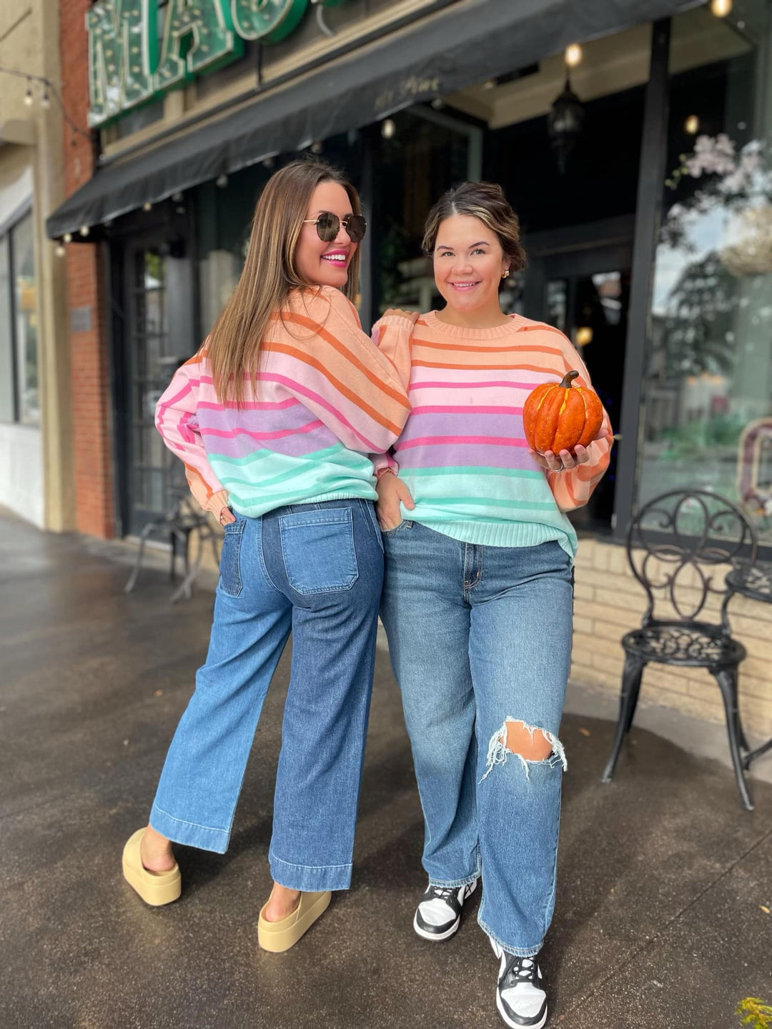 Over The Rainbow Striped Sweater-Womens-Ave Shops-[option4]-[option5]-[option6]-[option7]-[option8]-Shop-Boutique-Clothing-for-Women-Online