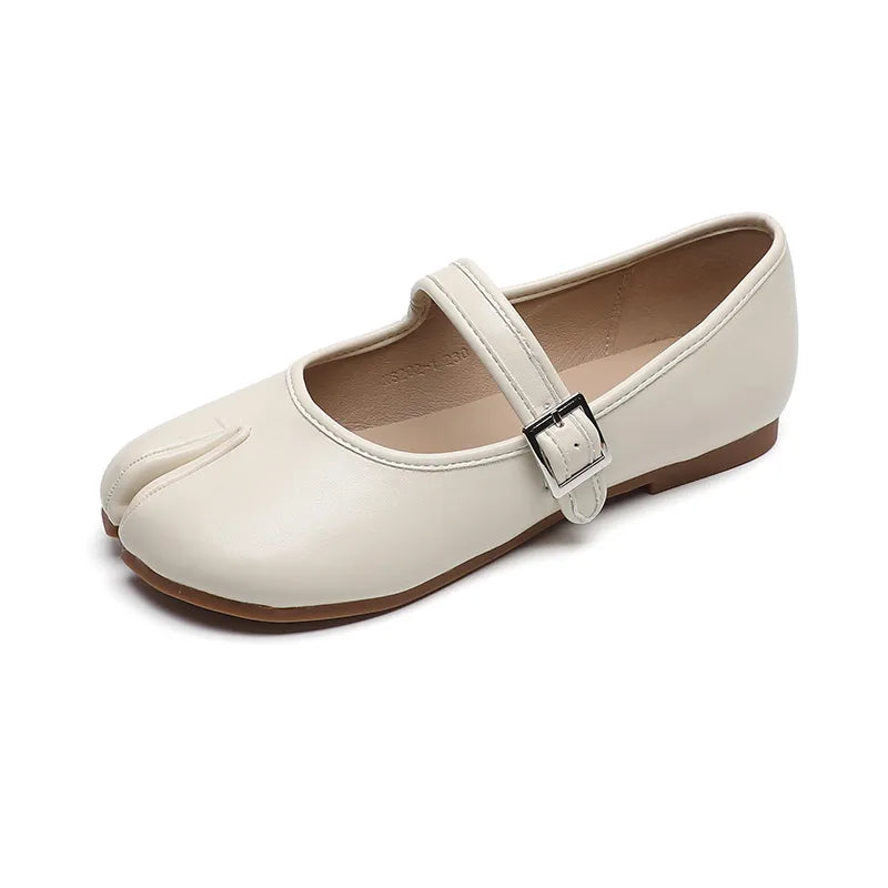 Split-Toe Flat Slip-Ons-135 Flats-Trendsi-[option4]-[option5]-[option6]-[option7]-[option8]-Shop-Boutique-Clothing-for-Women-Online