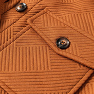 Textured Button Down Collared Neck Coat-Coats & Jackets-Trendsi-[option4]-[option5]-[option6]-[option7]-[option8]-Shop-Boutique-Clothing-for-Women-Online