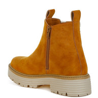 Mothman Faux Fur Detail Chunky Ankle Boots-Rag Company-[option4]-[option5]-[option6]-[option7]-[option8]-Shop-Boutique-Clothing-for-Women-Online