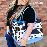 PREORDER: MEDIUM EVA Print & Solid Totes BESTSELLER-Bags-Forever3A.M-[option4]-[option5]-[option6]-[option7]-[option8]-Shop-Boutique-Clothing-for-Women-Online