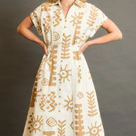 Umgee Full Size Abstract Print Elastic Waist Midi Dress Plus Size-Dresses-Trendsi-[option4]-[option5]-[option6]-[option7]-[option8]-Shop-Boutique-Clothing-for-Women-Online