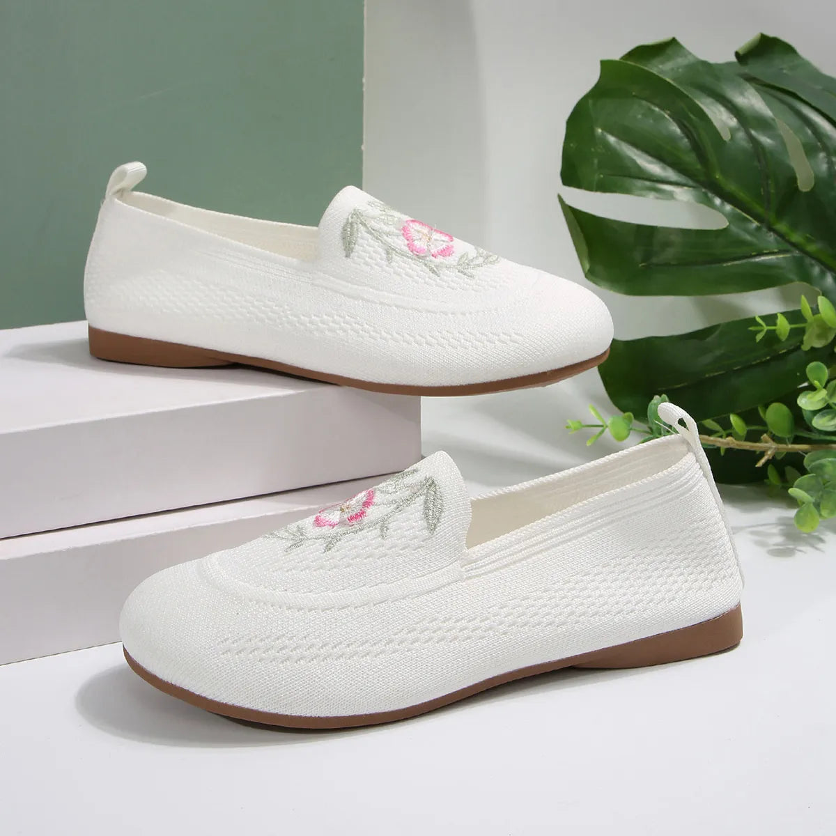 Embroidered Mesh Slip-Ons-135 Flats-Trendsi-[option4]-[option5]-[option6]-[option7]-[option8]-Shop-Boutique-Clothing-for-Women-Online