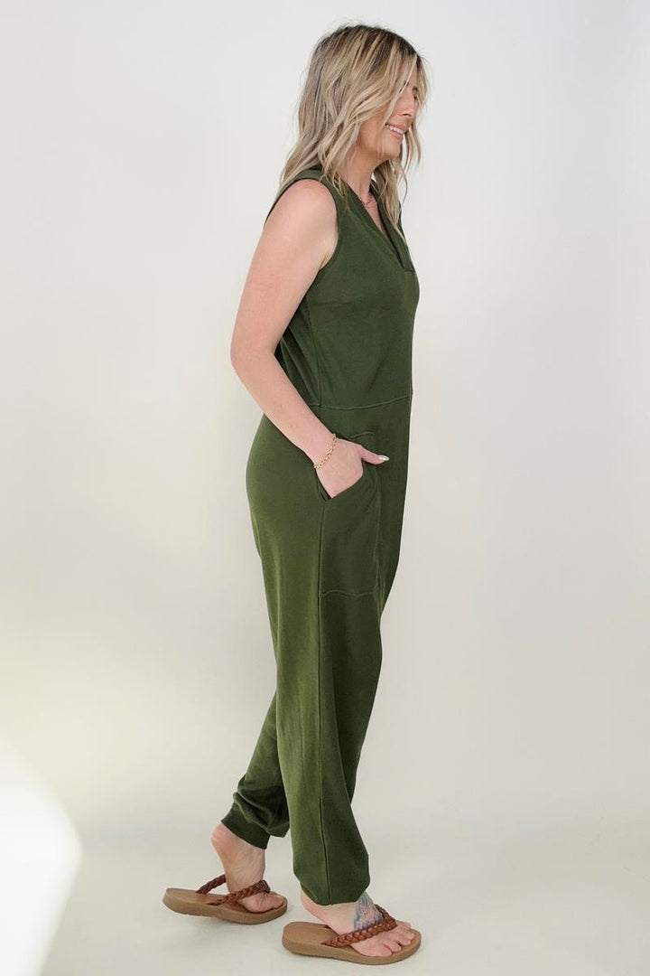 Zenana Solid Sleeveless Harem Jumpsuit-Jumpsuits-Kiwidrop-[option4]-[option5]-[option6]-[option7]-[option8]-Shop-Boutique-Clothing-for-Women-Online