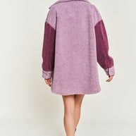 Colorblock sherpa jacket PLUS SIZE-Jade By Jane-[option4]-[option5]-[option6]-[option7]-[option8]-Shop-Boutique-Clothing-for-Women-Online