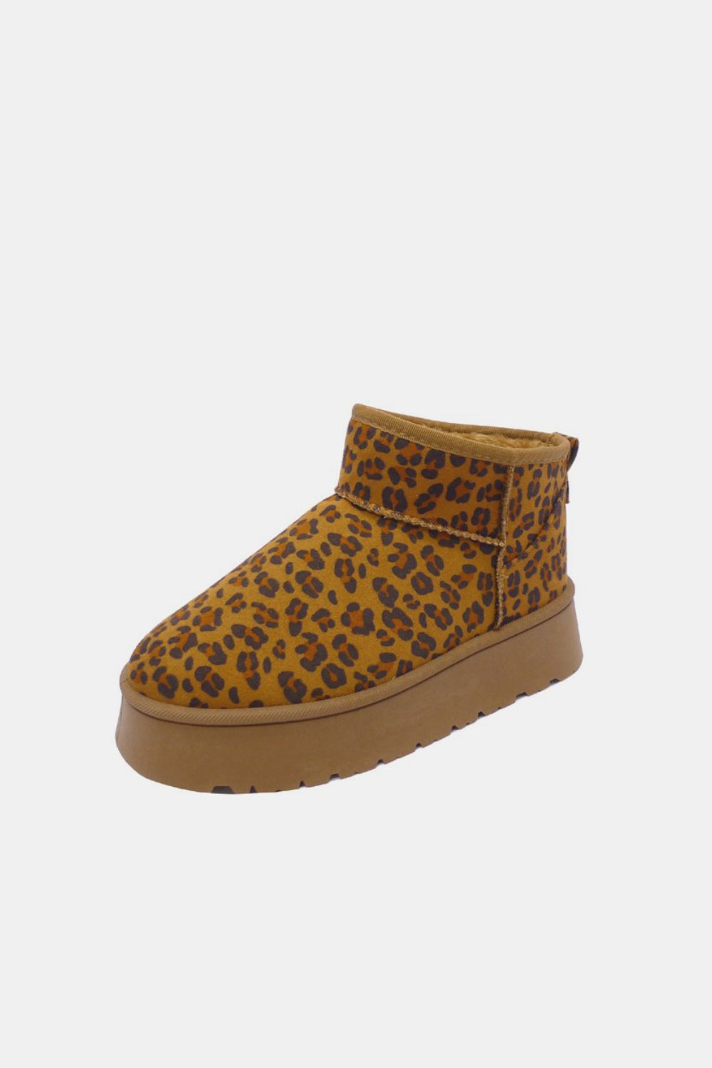 WILD DIVA Leopard Suede Round Toe Platform Booties-Trendsi-[option4]-[option5]-[option6]-[option7]-[option8]-Shop-Boutique-Clothing-for-Women-Online