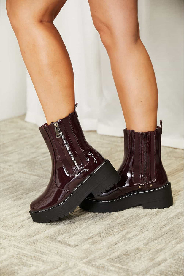 Forever Link Side Zip Platform Boots-Boots-Trendsi-[option4]-[option5]-[option6]-[option7]-[option8]-Shop-Boutique-Clothing-for-Women-Online