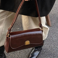 Golden Clasp Shoulder Bag-hand bag-Trendsi-[option4]-[option5]-[option6]-[option7]-[option8]-Shop-Boutique-Clothing-for-Women-Online