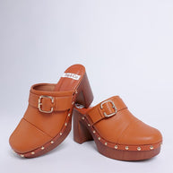 Septim Genuine Leather Studded Clog Heels-Rag Company-[option4]-[option5]-[option6]-[option7]-[option8]-Shop-Boutique-Clothing-for-Women-Online