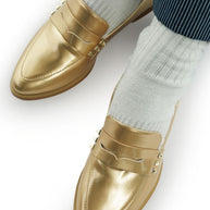 Noshiya Patent Pleather Penny Loafers-Rag Company-[option4]-[option5]-[option6]-[option7]-[option8]-Shop-Boutique-Clothing-for-Women-Online