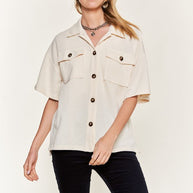 SMILE FACE BACK SHIRTS TOP PLUS SIZE-Jade By Jane-OFF WHITE-1X-[option4]-[option5]-[option6]-[option7]-[option8]-Shop-Boutique-Clothing-for-Women-Online