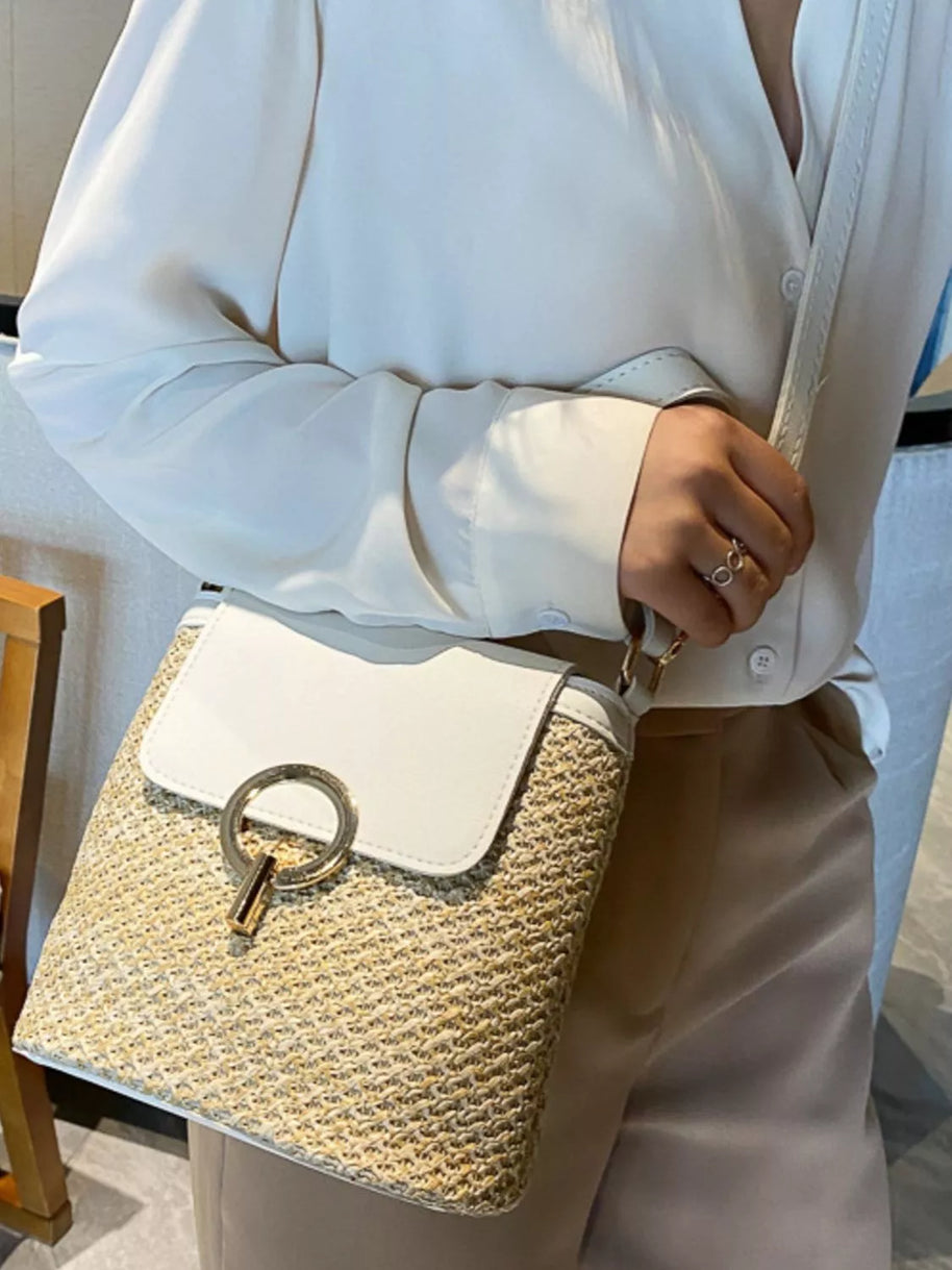 Woven Straw Crossbody Bag-Bags-Trendsi-[option4]-[option5]-[option6]-[option7]-[option8]-Shop-Boutique-Clothing-for-Women-Online