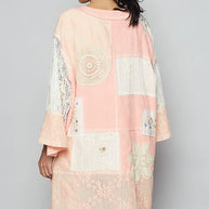 POL Double Gauze and Lace Mix Cardigan with Embroidered Detail-Cardigan-Trendsi-[option4]-[option5]-[option6]-[option7]-[option8]-Shop-Boutique-Clothing-for-Women-Online