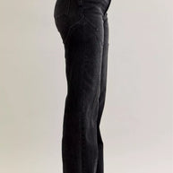 Judy Blue Mid Rise Straight Western Seam Detail Jeans-Jeans-Trendsi-[option4]-[option5]-[option6]-[option7]-[option8]-Shop-Boutique-Clothing-for-Women-Online