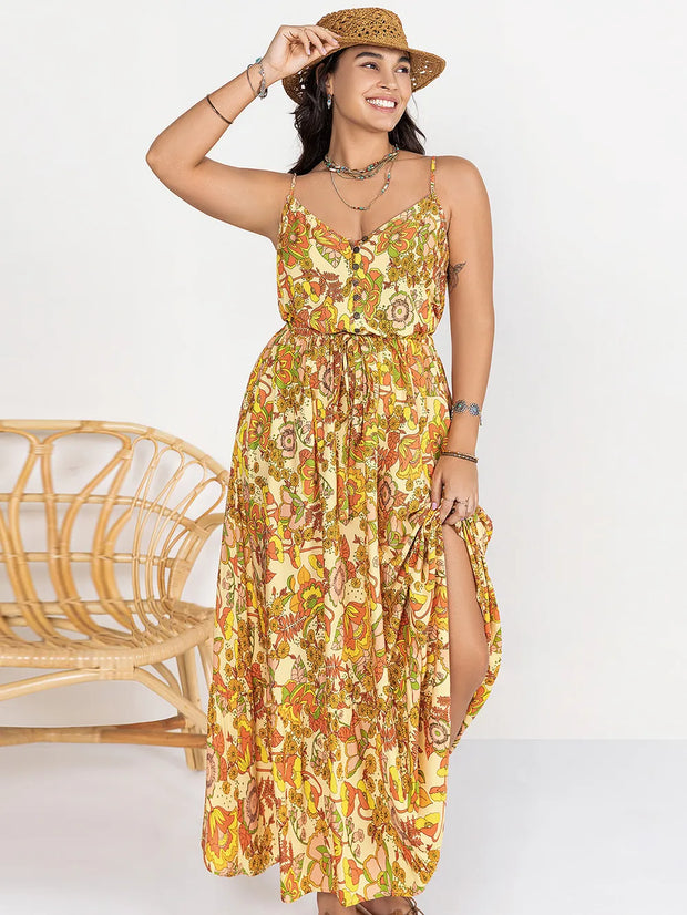 Plus Size Printed V-Neck Maxi Cami Dress-Dresses-Trendsi-[option4]-[option5]-[option6]-[option7]-[option8]-Shop-Boutique-Clothing-for-Women-Online