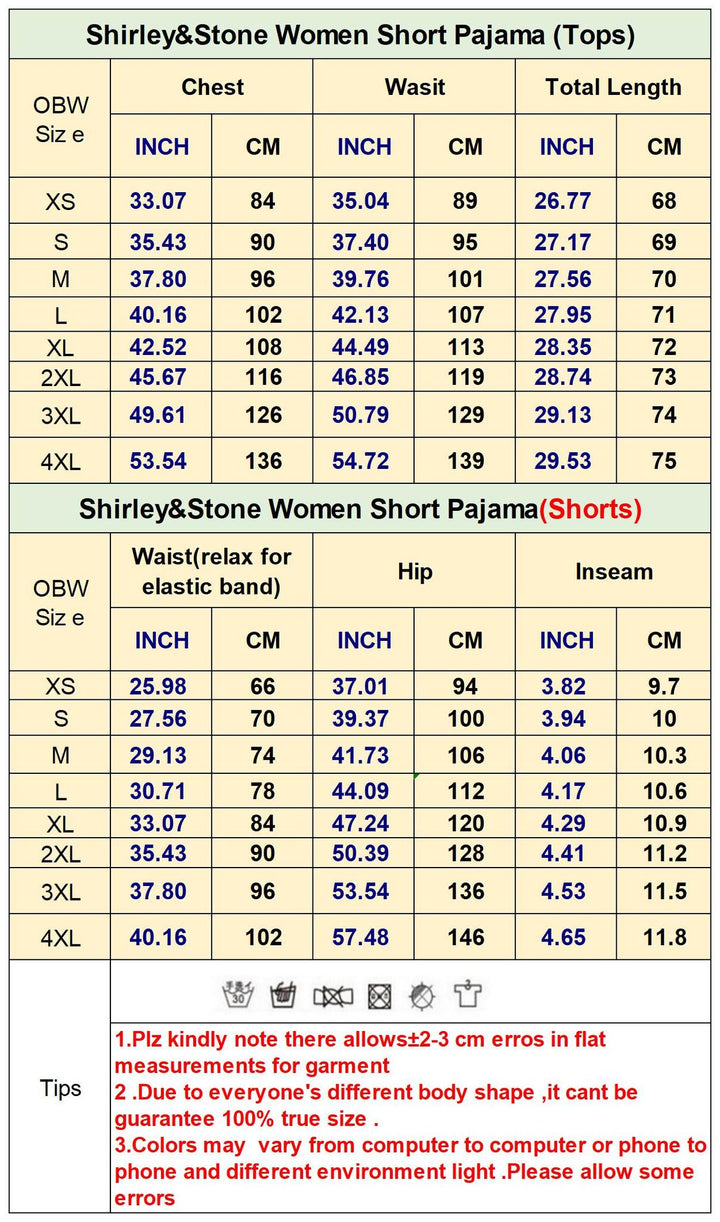 Shirley & Stone Matching Short Pajamas in Assorted Prints-Womens-Ave Shops-[option4]-[option5]-[option6]-[option7]-[option8]-Shop-Boutique-Clothing-for-Women-Online