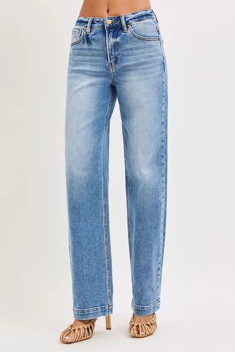 RISEN High Rise Wide Baggy Jeans-Jeans-Trendsi-[option4]-[option5]-[option6]-[option7]-[option8]-Shop-Boutique-Clothing-for-Women-Online