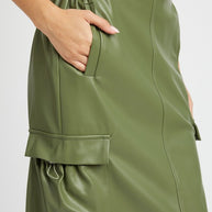 LEATHER CARGO MAXI SKIRT-Emory Park-[option4]-[option5]-[option6]-[option7]-[option8]-Shop-Boutique-Clothing-for-Women-Online