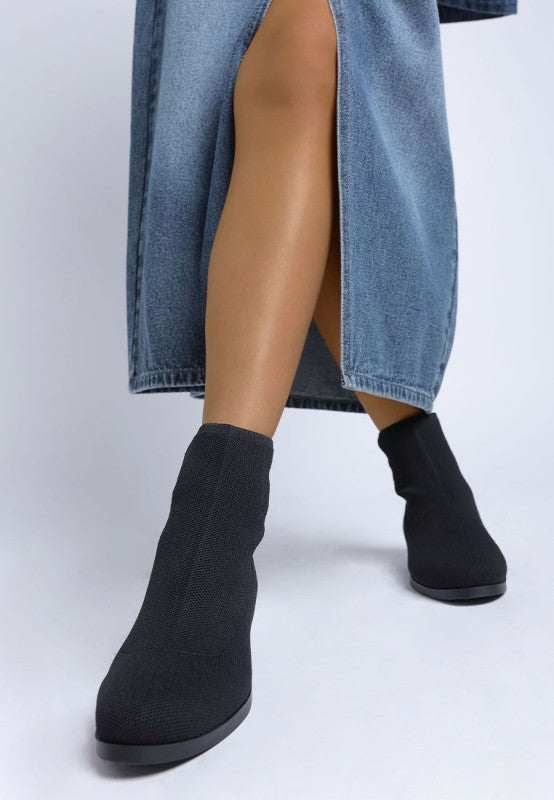 Rosamund Knitted Sock Boots-Rag Company-[option4]-[option5]-[option6]-[option7]-[option8]-Shop-Boutique-Clothing-for-Women-Online