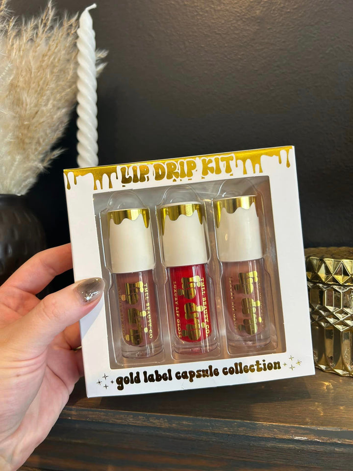 TMLL Limited Edition Gold Capsule Collection Lip Drip Trio-The Bee Chic Boutique-[option4]-[option5]-[option6]-[option7]-[option8]-Shop-Boutique-Clothing-for-Women-Online