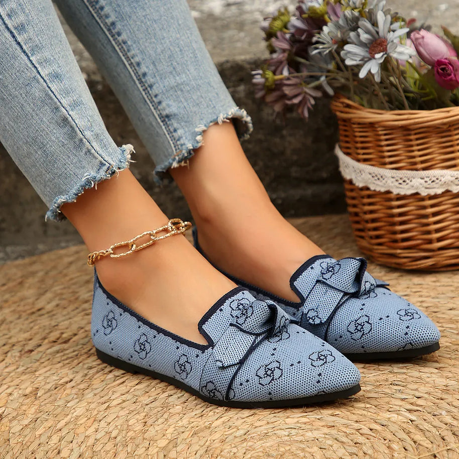 Mesh Point Toe Flat Slip-Ons-135 Flats-Trendsi-[option4]-[option5]-[option6]-[option7]-[option8]-Shop-Boutique-Clothing-for-Women-Online