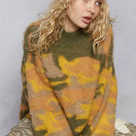 POL Mock Neck Abstract Colorblock Pattern Sweater-Sweaters-Trendsi-[option4]-[option5]-[option6]-[option7]-[option8]-Shop-Boutique-Clothing-for-Women-Online