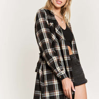 PLAID PRINT COLLAR LONG SHIRT DRESS PLUS SIZE-Jade By Jane-[option4]-[option5]-[option6]-[option7]-[option8]-Shop-Boutique-Clothing-for-Women-Online