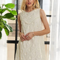 ADORA Applique Round Neck Sleeveless Shift Dress-Dresses-Trendsi-[option4]-[option5]-[option6]-[option7]-[option8]-Shop-Boutique-Clothing-for-Women-Online