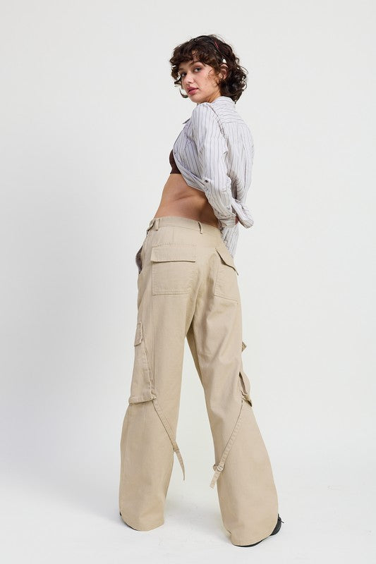 CARGO PANTS WITH POCKET DETAIL-Emory Park-[option4]-[option5]-[option6]-[option7]-[option8]-Shop-Boutique-Clothing-for-Women-Online