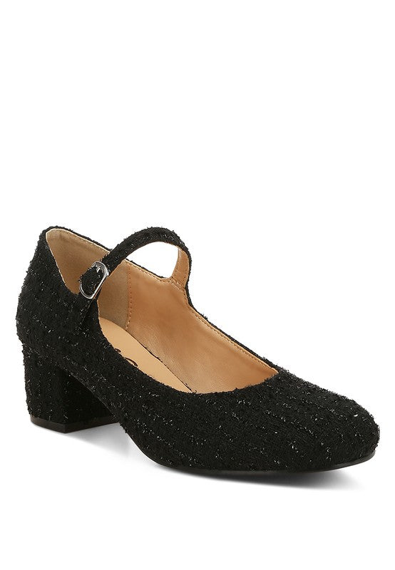 Antara Tweed Mary Jane Sandals-Rag Company-[option4]-[option5]-[option6]-[option7]-[option8]-Shop-Boutique-Clothing-for-Women-Online